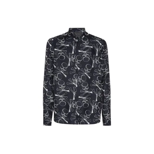 PHILIPP PLEIN Skull&Bones Silk Shirt
