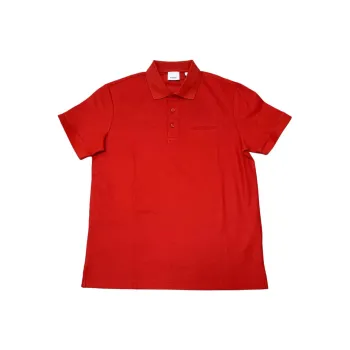 Burberry SS24 Polo Shirt Men's Red