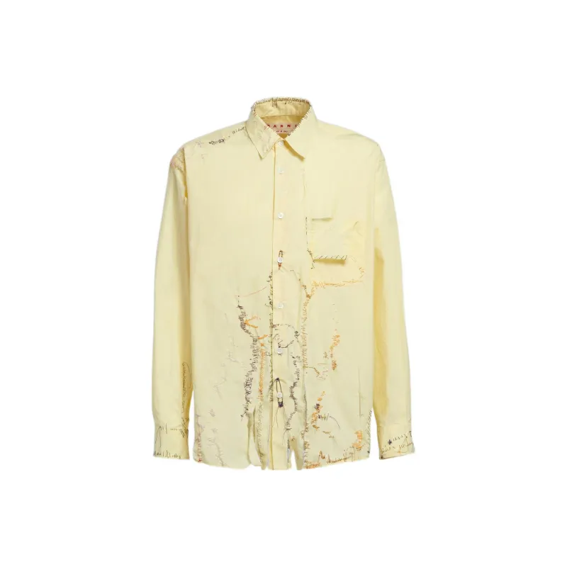 MARNI Shirts Men Yellow-0