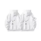 (Two-Piece Set Fleece-Lined) White+White