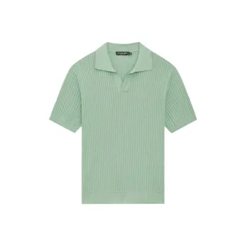 Frescobol Carioca Rino Chain Stitch Knit Polo Shirt