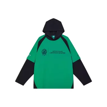 Crying Center Sweatshirt Unisex Black & Green