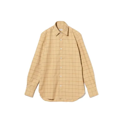 Beams FW24 ERRICO FORMICOLA/HUGO TONDO Shirt Men's Yellow