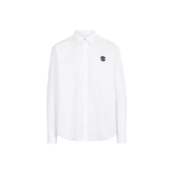 Roberto Cavalli Logo embroidered Cotton Shirt