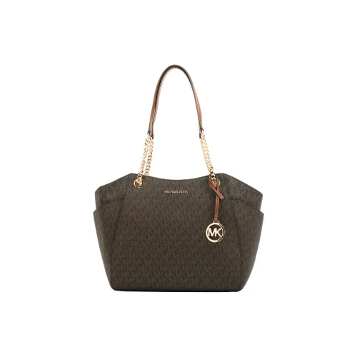 MICHAEL KORS Polyester Handbag Shoulder Bag Large Size Women's Brown