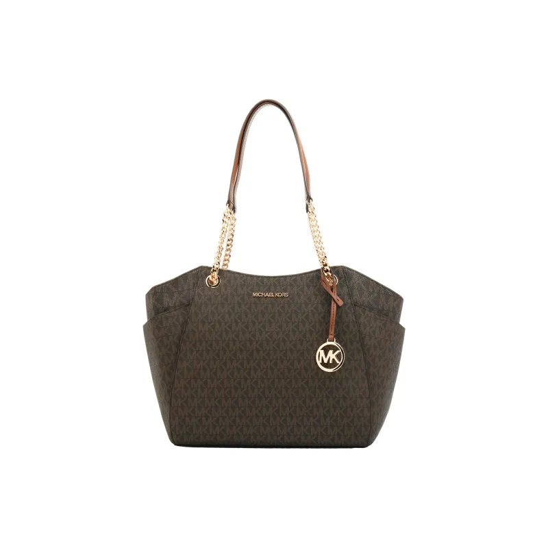 MICHAEL KORS Polyester Handbag Shoulder Bag Large Size Women's Brown-0