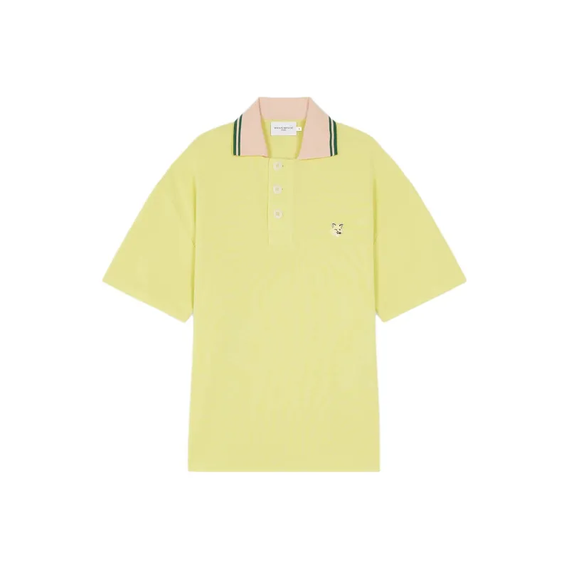 Maison Kitsune Logo patch Polo Shirt-0