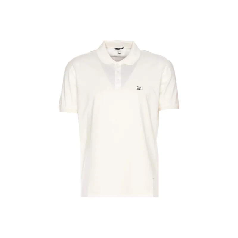 C.P.Company Polo Shirts Men White-0