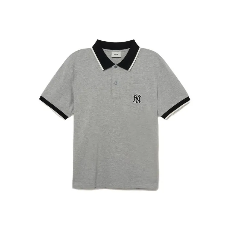 MLB Polo Shirts Men Gray-0