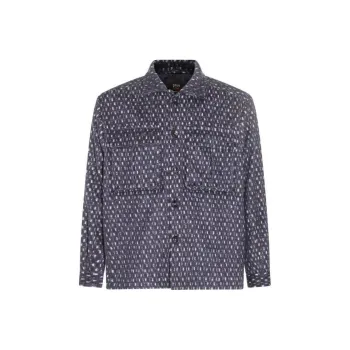 KITON Shirts Men Blue