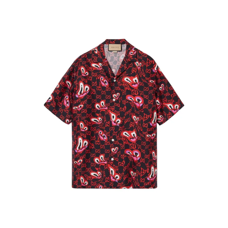 GUCCI Shirts Men Red-0