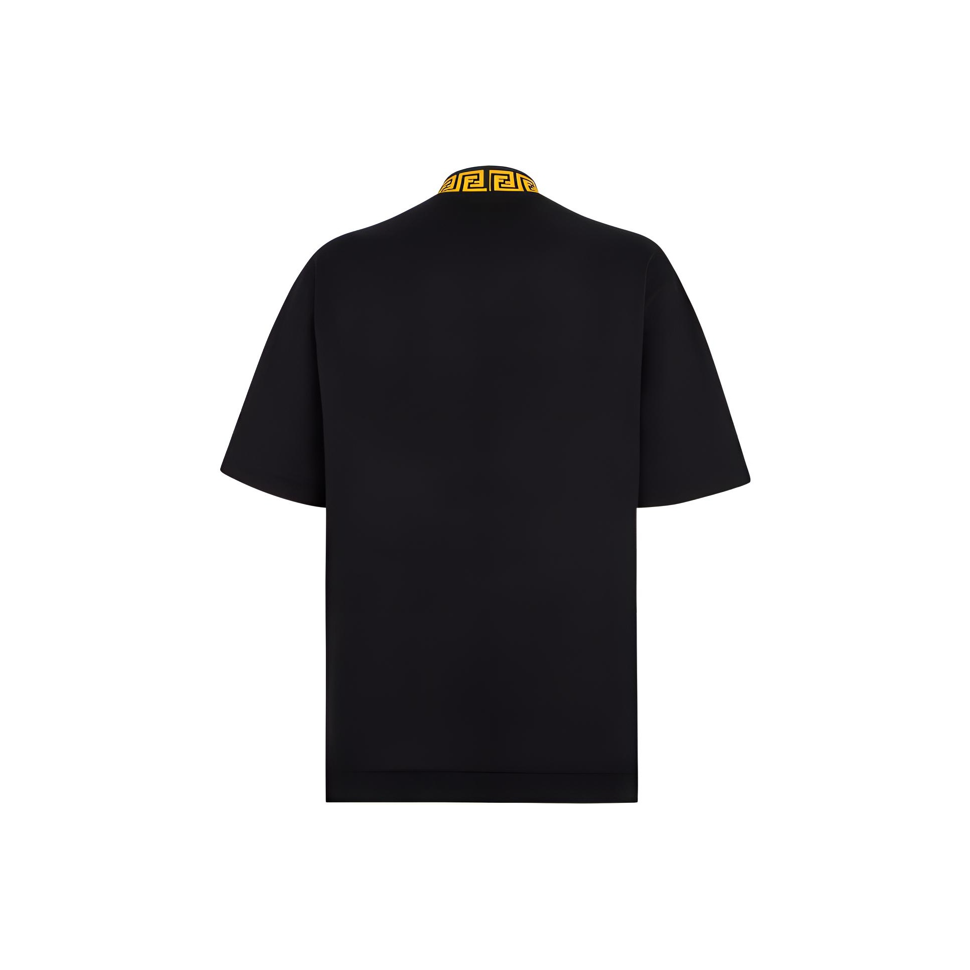 Tシャツ・カットソー FENDI SS25 Black linen blend shirt (FS1317AU6Y F0QA1) FENDI SS25 Black linen blend shirt (FS1317AU6Y F0QA1) (FENDI
