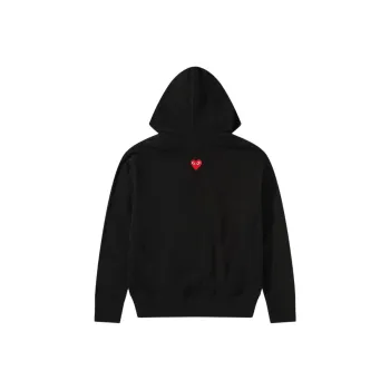 CDG Play Sweatshirts Unisex Black