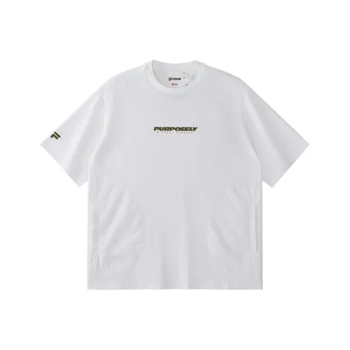 FILA FUSION INLINE URBAN TECH T Shirts Men Standard White