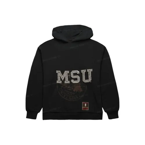 Travis Scott X Mitchell & Ness Michigan State Spartans Overlap Pullover Hoodie