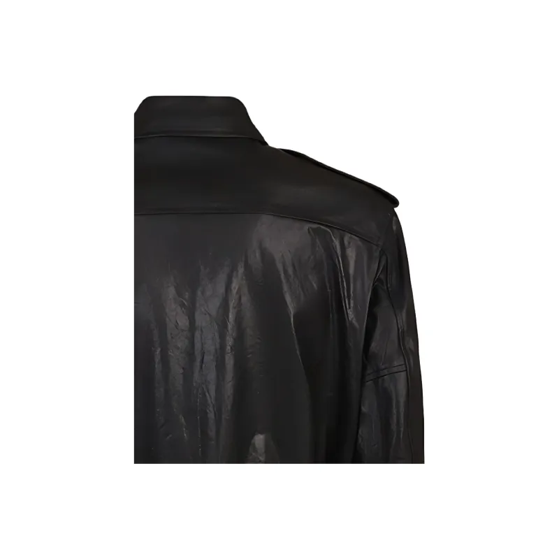 BALLY Leather Bomber Jacket-5