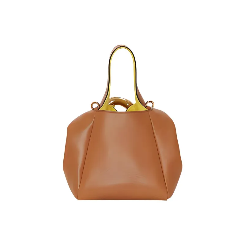 JW Anderson Full Grain Lambskin Shoulder Bag, Crossbody Bag, Handbag Women's Umber-2
