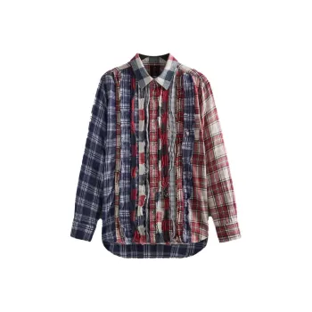 KITH Needles Ribbon Cuts Flannel Shirt