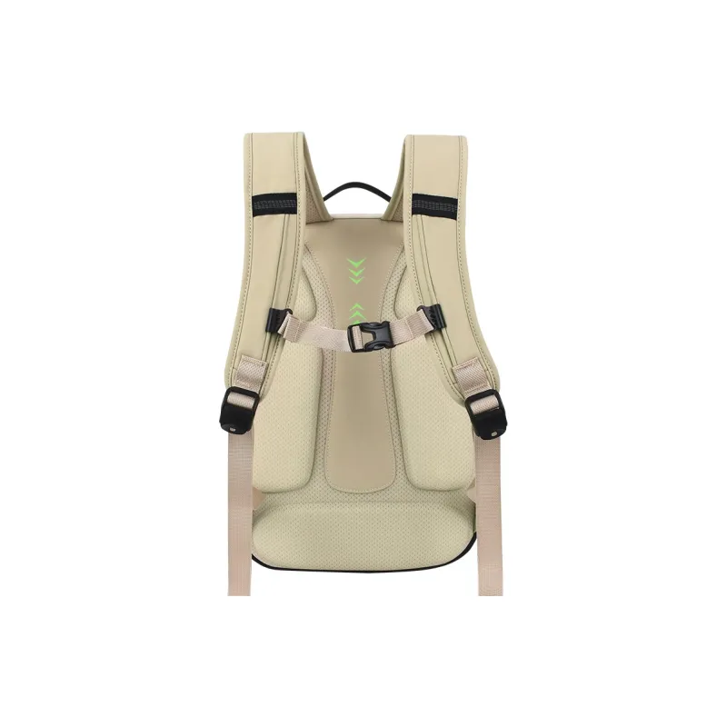 YOME Polyester Backpack Regular Unisex Ink Black/Lithospermum Pink/Light Coffee/Cloisonne Blue-13