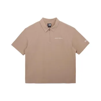 New Era Polo Shirts Unisex Khaki