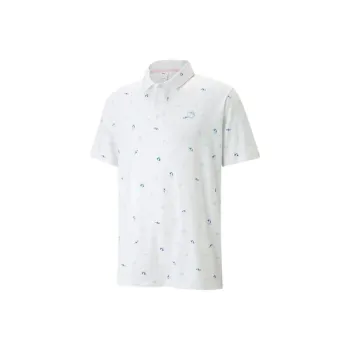 PUMA X ARNOLD PALMER CLOUDSPUN Polo Shirts Men Bright White