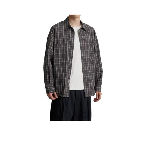 PUBLIC TOKYO Shirt Men's Dark Gray