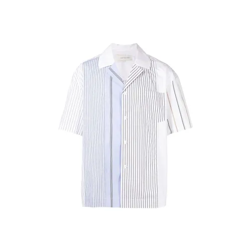 Hla Down Jackets Men Short sleeve Striped Shirt