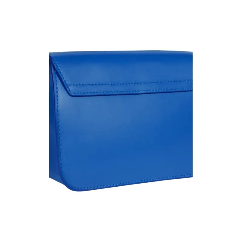 Furla Metropolis Collection Cow Leather Shoulder Bag, Crossbody Bag Mini Women's Royal Blue-3