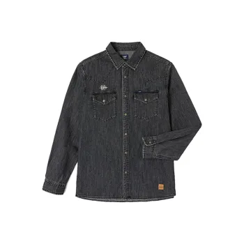 Lee Shirts Men Medium Dark Gray