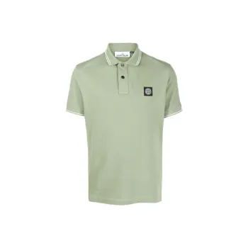 STONE ISLAND Compass motif Polo Shirt