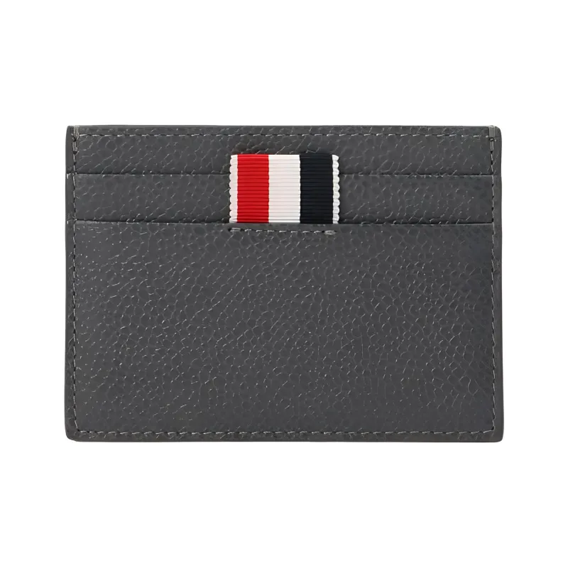 THOM BROWNE· Calfskin Cropped Wallet Men's Gray-1