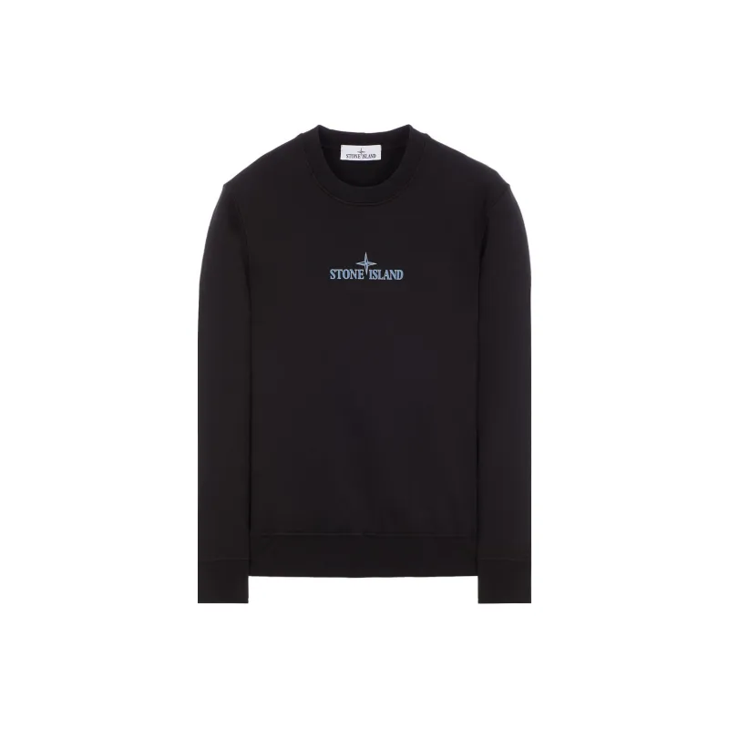 STONE ISLAND Logo Printed Crewneck Sweatshirt-0