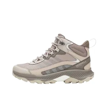 MERRELL Speed Strike 2 Hiking / Trekking Shoes Women's High Top Khaki, Gray