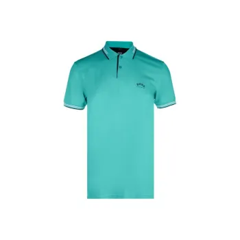 HUGO BOSS Polo Shirts Men Cyan