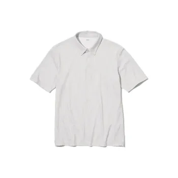 UNIQLO Polo Shirts Men Gray