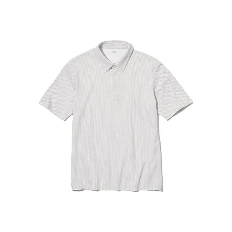 UNIQLO Polo Shirts Men Gray-0