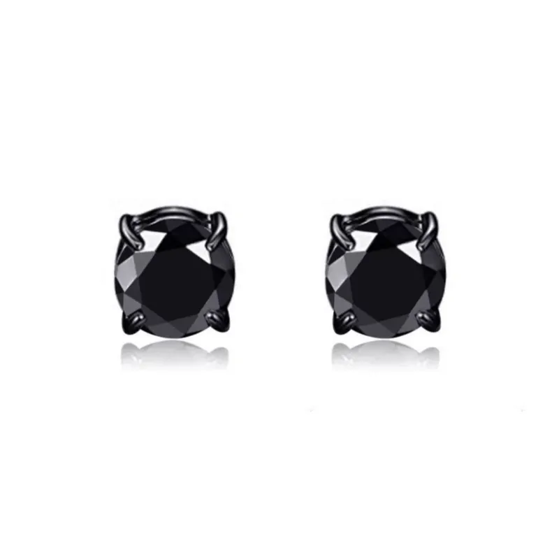 AEMC Titanium Steel Zircon Clip On Earrings Unisex-1
