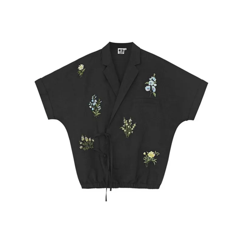 VALLEYOUTH Half Dream And Half Wake Shirt Unisex Black-0
