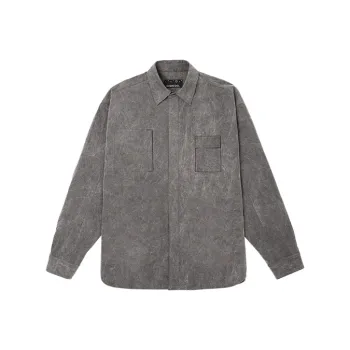 OVERCOOL Shirt Unisex Gray Black/Gray Blue