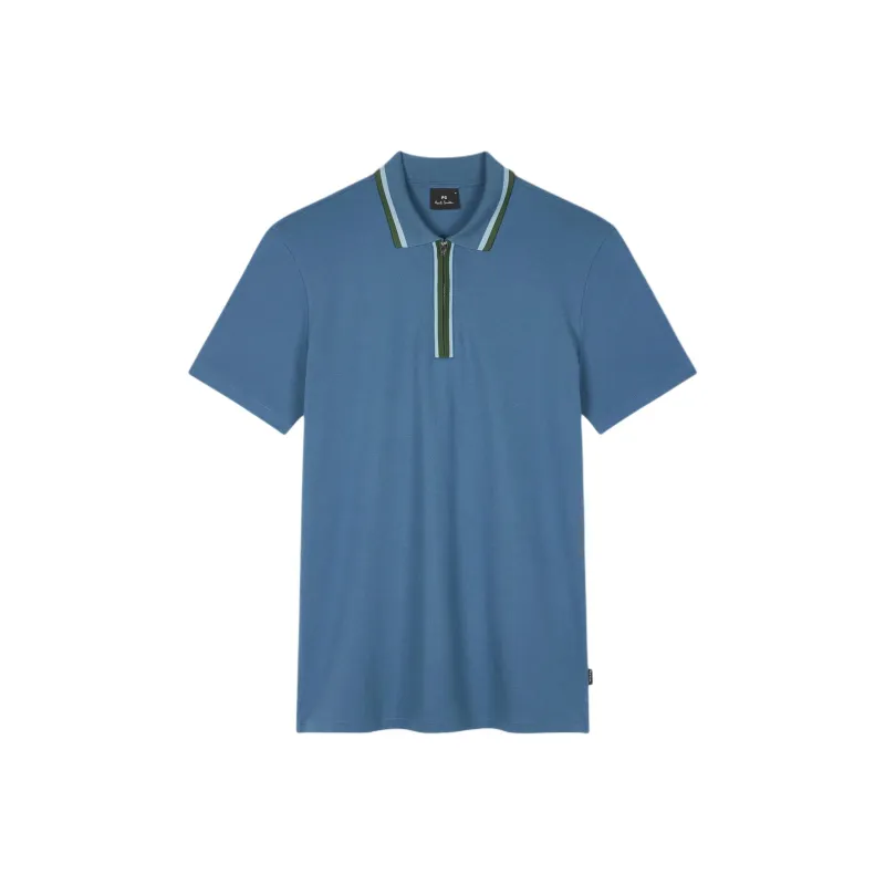 Paul Smith Half zip Polo Shirt-0
