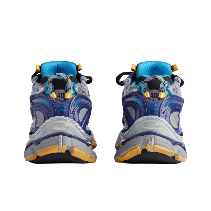 Balenciaga Runner Grey Blue Orange Aqua-6