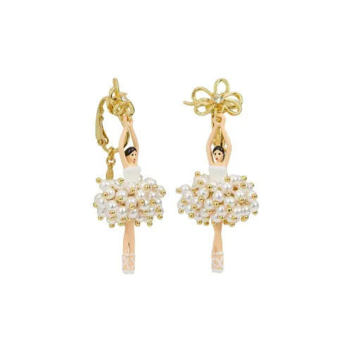 LES NEREIDES Alloy Clip On Earrings Women's Gold