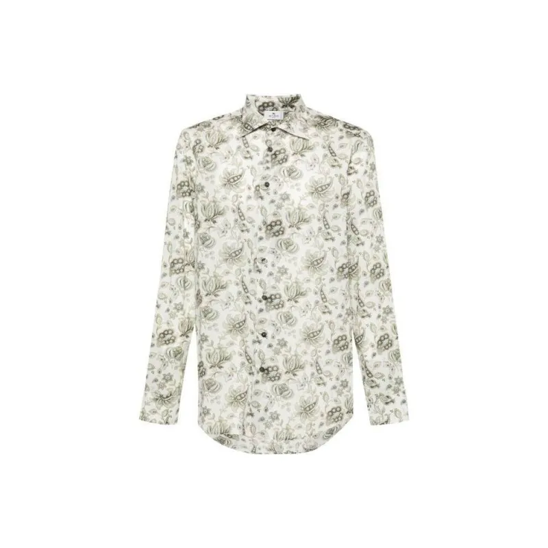 ETRO Paisley Printed Long Sleeved Shirt-0