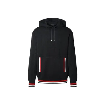 BALMAIN Monogram Drawstring Hoodie