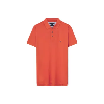 Tommy Hilfiger Polo Shirt Men's Orange Red