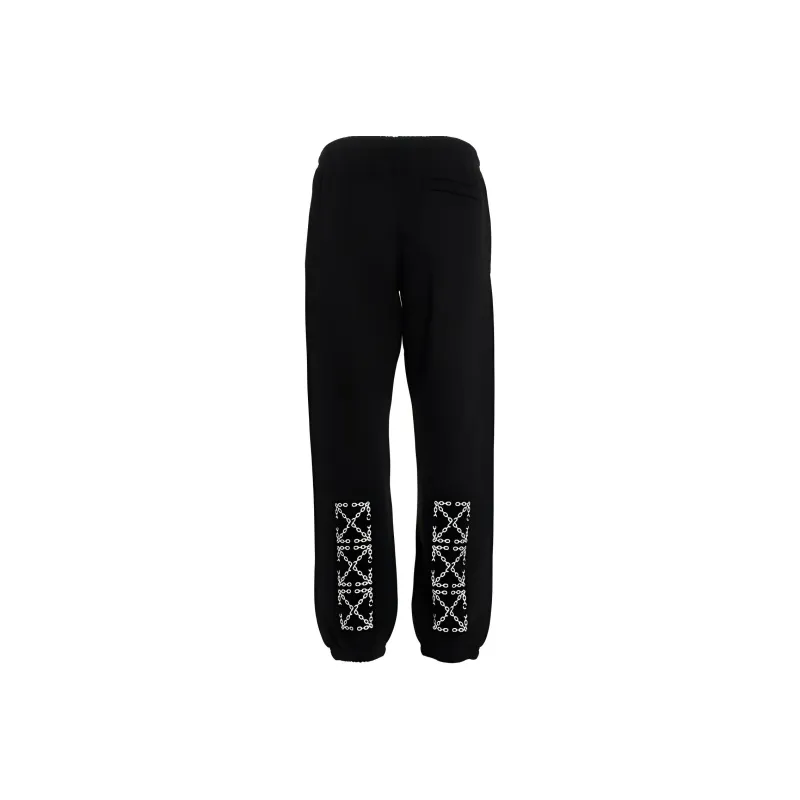 OFF WHITE Chain Arrow Slim Sweatpants-1