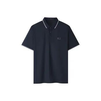 HLA Polo Shirts Men Navy Blue 56