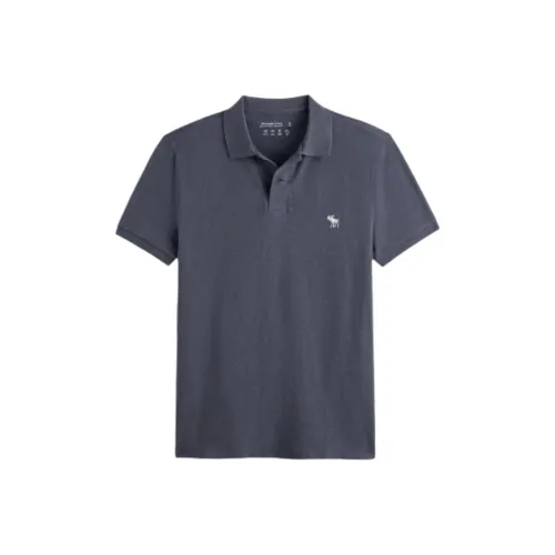 Abercrombie＆Fitch Polo Shirt Men's Marine Blue
