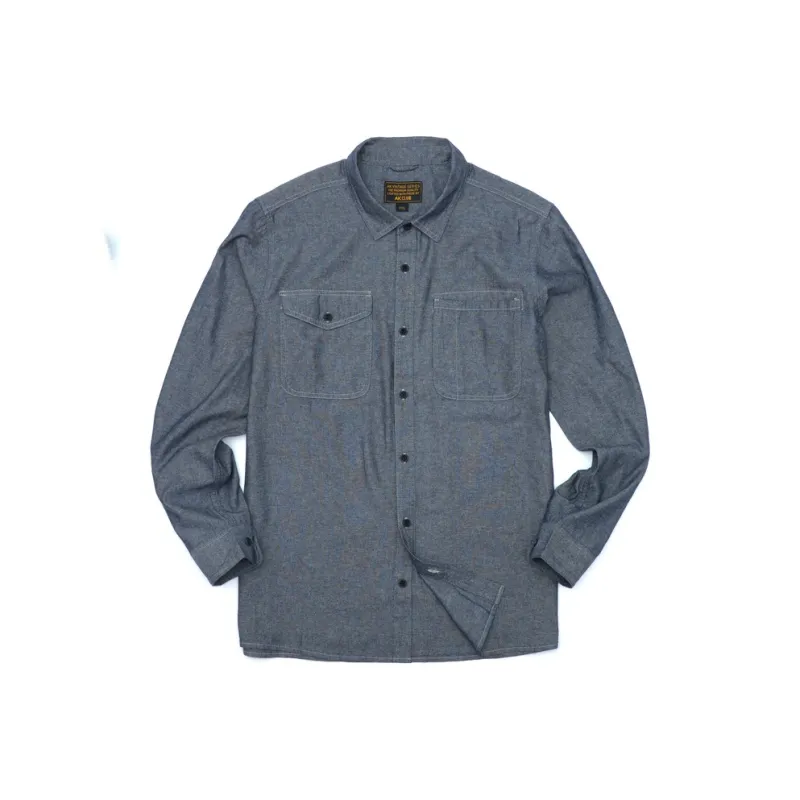 AKCLUB Vintage Collection Shirt Men's Denim Blue-0