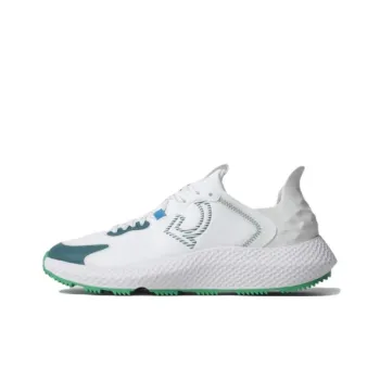 GFORE Anti Slip Wear Resistant Low Top Golf Shoes Men's White Green